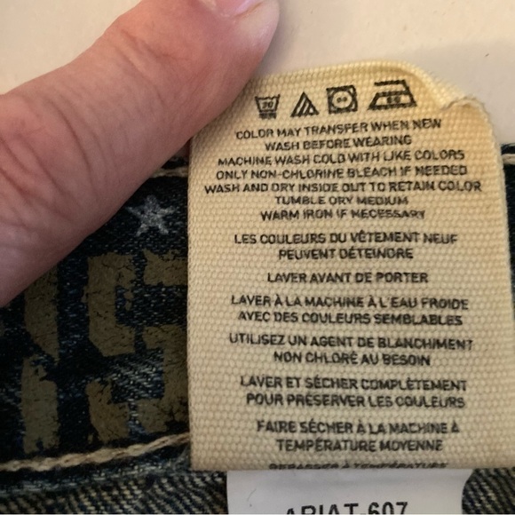 Ariat Medium Wash M5 Slim Straight Jeans - Picture 13 of 15